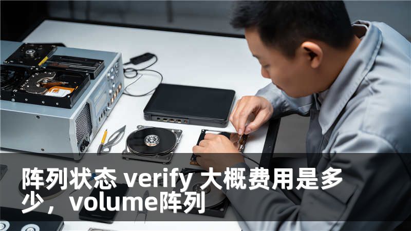 阵列状态 verify 大概费用是多少,volume阵列