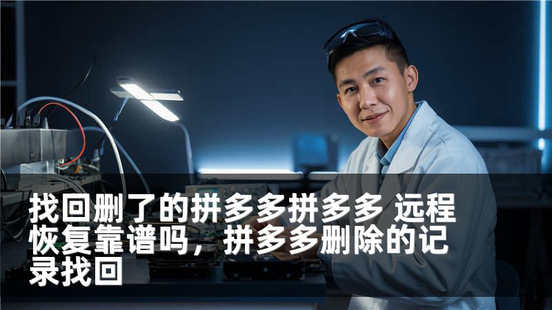 找回删了的拼多多拼多多 远程恢复靠谱吗，拼多多删除的记录找回