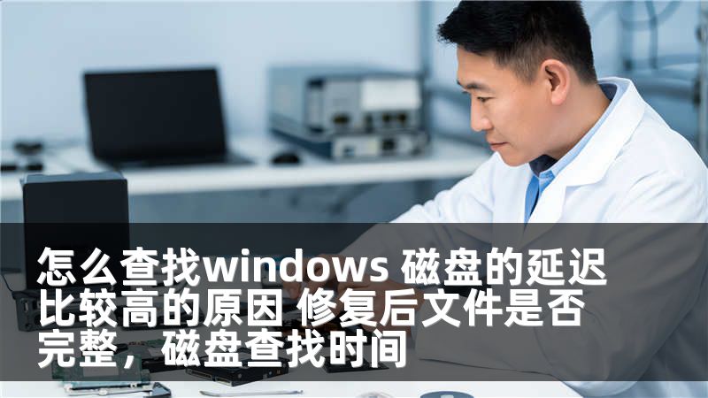 怎么查找windows 磁盘的延迟比较高的原因 修复后文件是否完整，磁盘查找时间