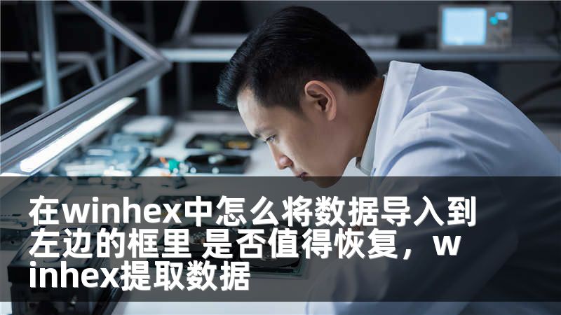 在winhex中怎么将数据导入到左边的框里 是否值得恢复，winhex提取数据