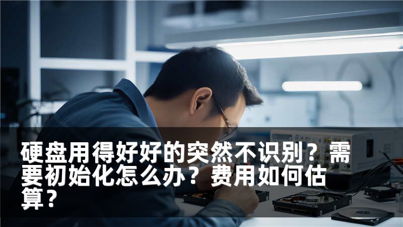 硬盘用得好好的突然不识别？需要初始化怎么办？费用如何估算？