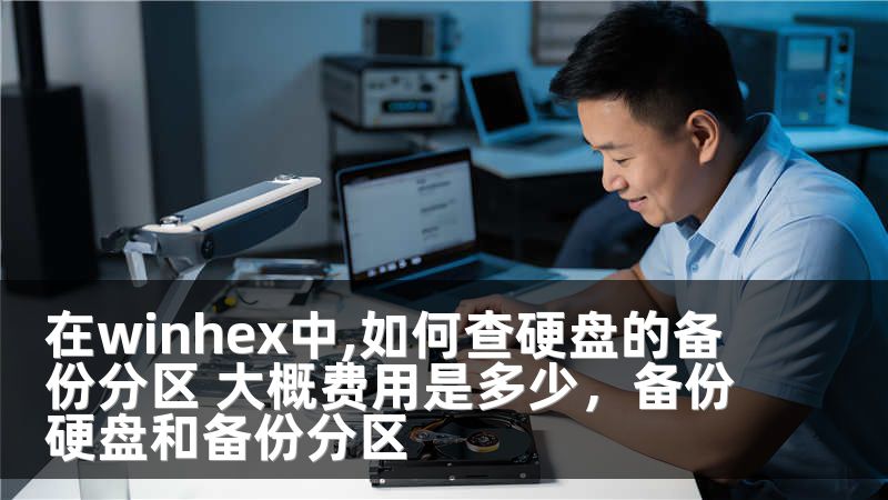 在winhex中,如何查硬盘的备份分区 大概费用是多少,备份硬盘和备份分区
