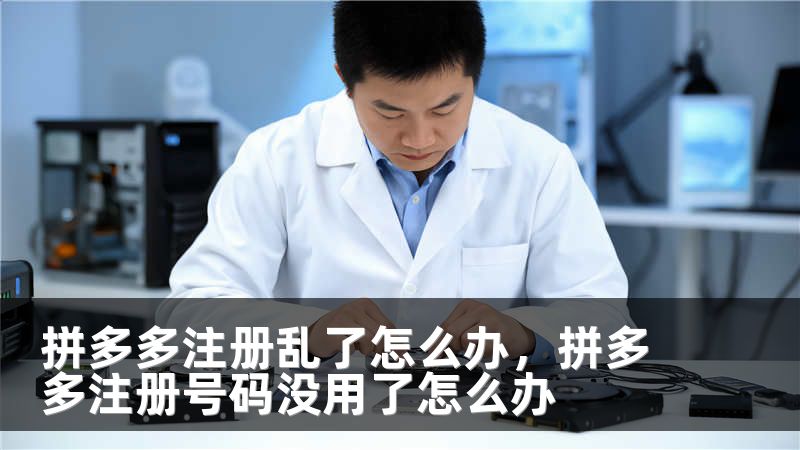 拼多多注册乱了怎么办，拼多多注册号码没用了怎么办
