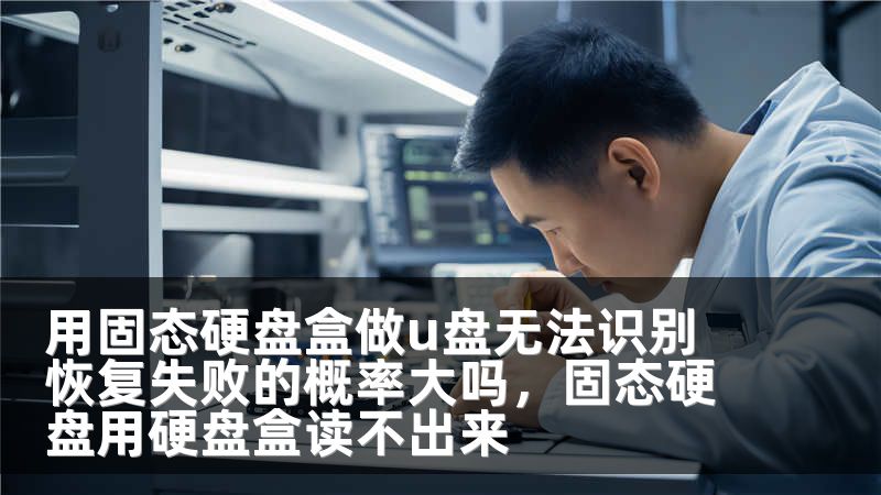 用固态硬盘盒做u盘无法识别 恢复失败的概率大吗，固态硬盘用硬盘盒读不出来