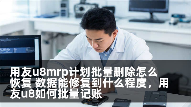 用友u8mrp计划批量删除怎么恢复 数据能修复到什么程度，用友u8如何批量记账