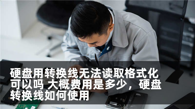 硬盘用转换线无法读取格式化可以吗 大概费用是多少,硬盘转换线如何使用