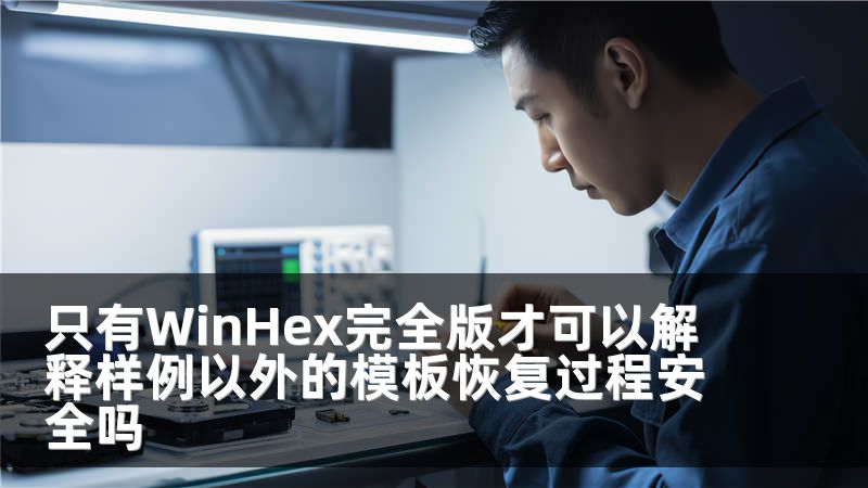 只有WinHex完全版才可以解释样例以外的模板恢复过程安全吗