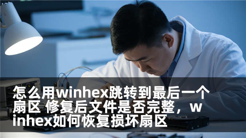怎么用winhex跳转到最后一个扇区 修复后文件是否完整，winhex如何恢复损坏扇区
