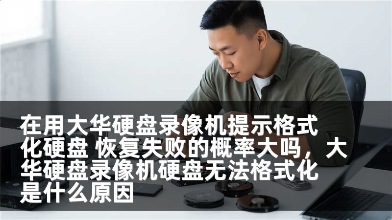 在用大华硬盘录像机提示格式化硬盘 恢复失败的概率大吗，大华硬盘录像机硬盘无法格式化是什么原因