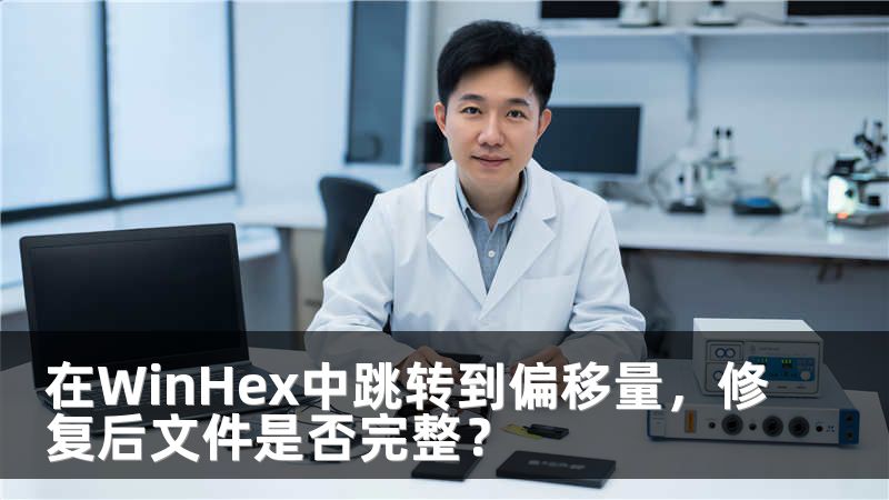 在WinHex中跳转到偏移量,修复后文件是否完整?
