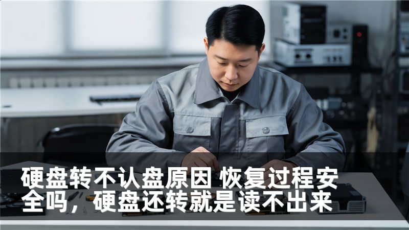 硬盘转不认盘原因 恢复过程安全吗，硬盘还转就是读不出来
