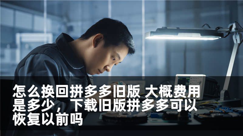 怎么换回拼多多旧版 大概费用是多少，下载旧版拼多多可以恢复以前吗
