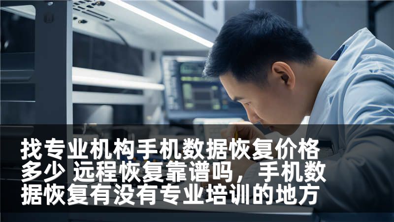 找专业机构手机数据恢复价格多少 远程恢复靠谱吗，手机数据恢复有没有专业培训的地方