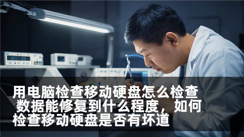 用电脑检查移动硬盘怎么检查 数据能修复到什么程度，如何检查移动硬盘是否有坏道