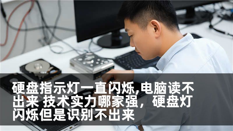 硬盘指示灯一直闪烁,电脑读不出来 技术实力哪家强，硬盘灯闪烁但是识别不出来