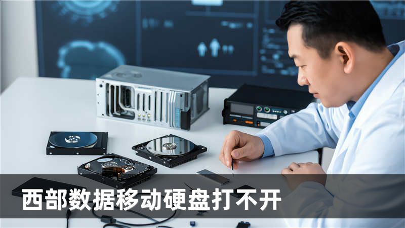 西部数据移动硬盘打不开