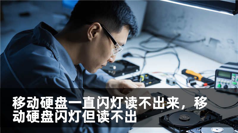 移动硬盘一直闪灯读不出来，移动硬盘闪灯但读不出