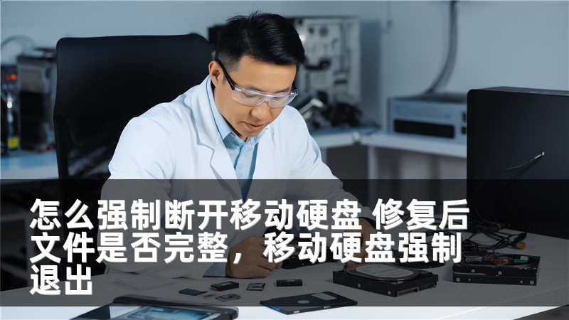 怎么强制断开移动硬盘 修复后文件是否完整，移动硬盘强制退出