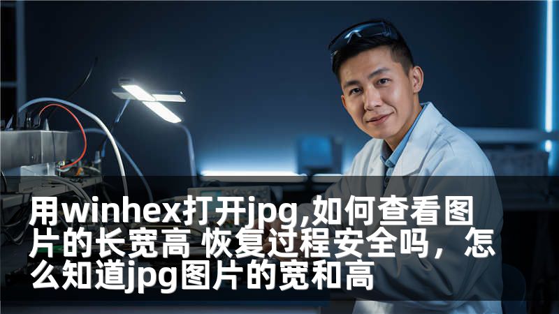 用winhex打开jpg,如何查看图片的长宽高 恢复过程安全吗，怎么知道jpg图片的宽和高