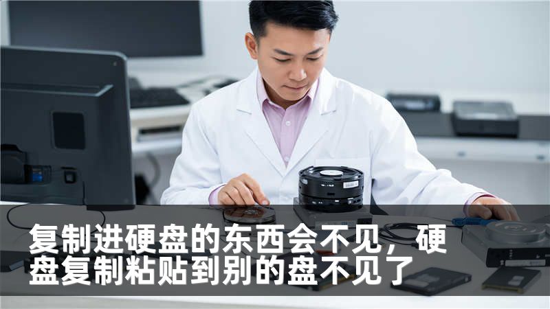 复制进硬盘的东西会不见,硬盘复制粘贴到别的盘不见了