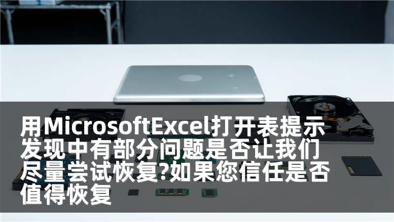 用MicrosoftExcel打开表提示发现中有部分问题是否让我们尽量尝试恢复?如果您信任是否值得恢复
