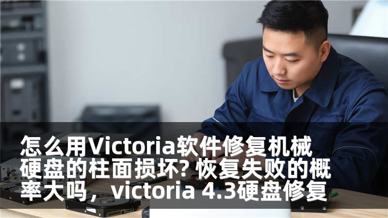怎么用Victoria软件修复机械硬盘的柱面损坏? 恢复失败的概率大吗，victoria 4.3硬盘修复