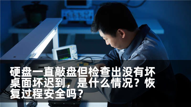硬盘一直敲盘但检查出没有坏桌面坏迟到，是什么情况？恢复过程安全吗？