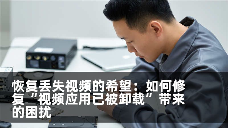 恢复丢失视频的希望：如何修复“视频应用已被卸载”带来的困扰