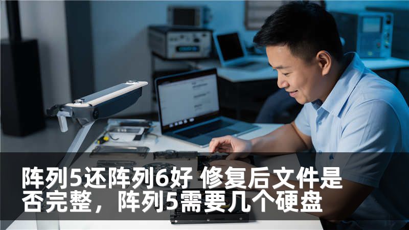 阵列5还阵列6好 修复后文件是否完整，阵列5需要几个硬盘