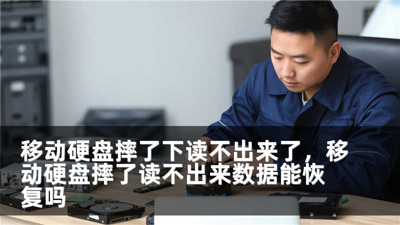 移动硬盘摔了下读不出来了，移动硬盘摔了读不出来数据能恢复吗