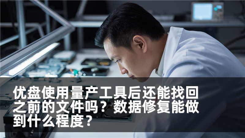 优盘使用量产工具后还能找回之前的文件吗？数据修复能做到什么程度？