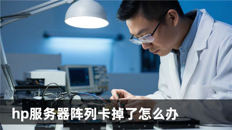 hp服务器阵列卡掉了怎么办
