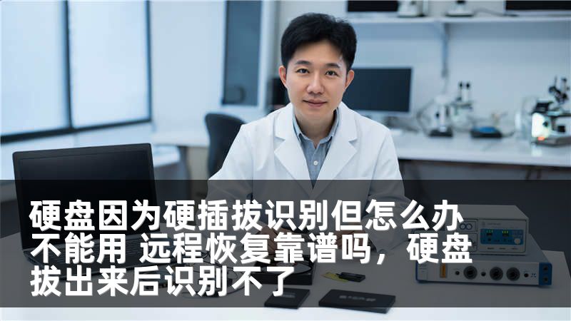 硬盘因为硬插拔识别但怎么办不能用 远程恢复靠谱吗，硬盘拔出来后识别不了