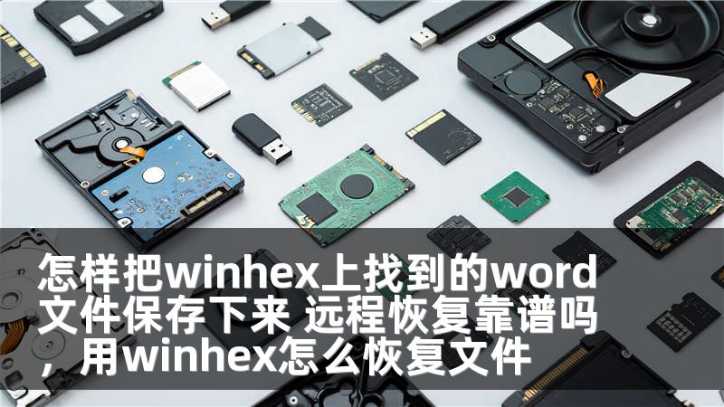 怎样把winhex上找到的word文件保存下来 远程恢复靠谱吗，用winhex怎么恢复文件