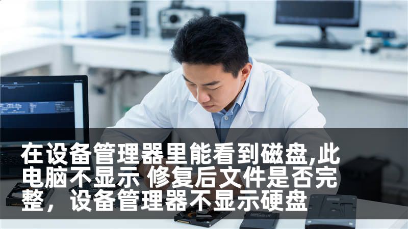 在设备管理器里能看到磁盘,此电脑不显示 修复后文件是否完整，设备管理器不显示硬盘