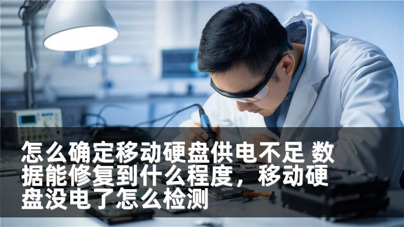 怎么确定移动硬盘供电不足 数据能修复到什么程度，移动硬盘没电了怎么检测