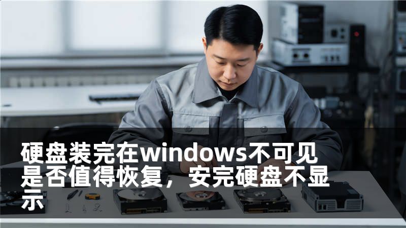硬盘装完在windows不可见 是否值得恢复，安完硬盘不显示