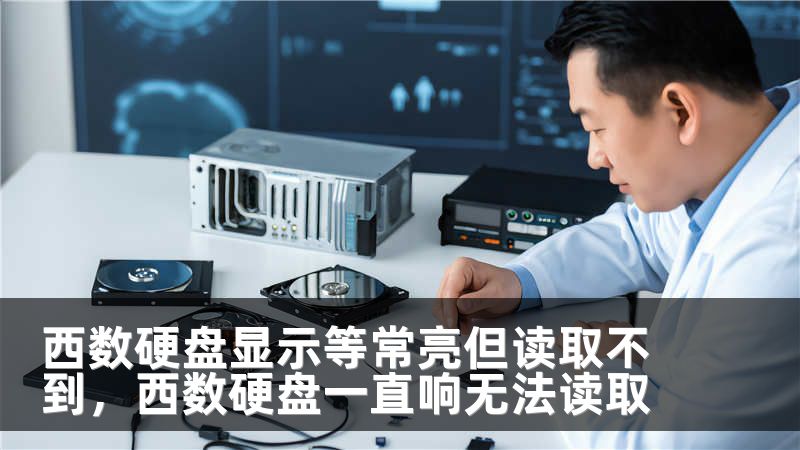 西数硬盘显示等常亮但读取不到，西数硬盘一直响无法读取