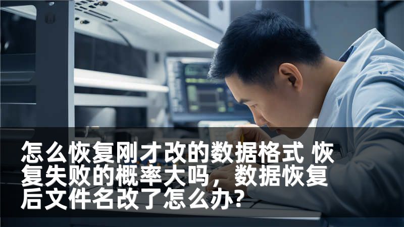 怎么恢复刚才改的数据格式 恢复失败的概率大吗，数据恢复后文件名改了怎么办?