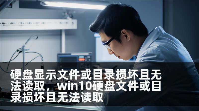 硬盘显示文件或目录损坏且无法读取，win10硬盘文件或目录损坏且无法读取
