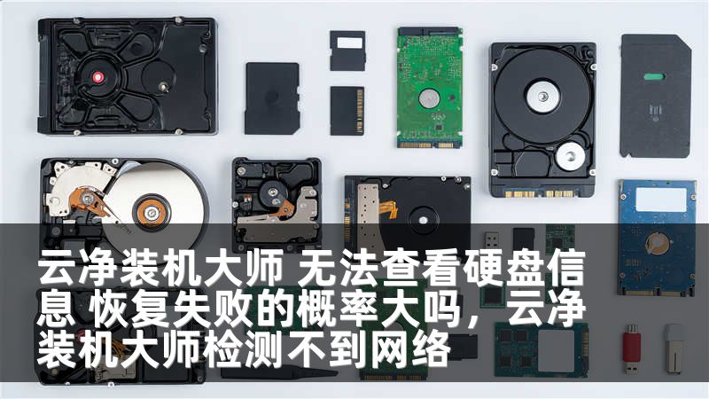 云净装机大师 无法查看硬盘信息 恢复失败的概率大吗，云净装机大师检测不到网络