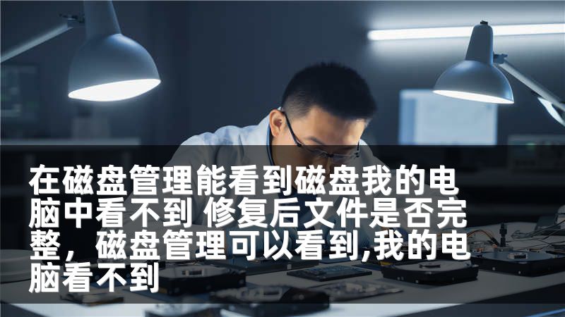 在磁盘管理能看到磁盘我的电脑中看不到 修复后文件是否完整，磁盘管理可以看到,我的电脑看不到