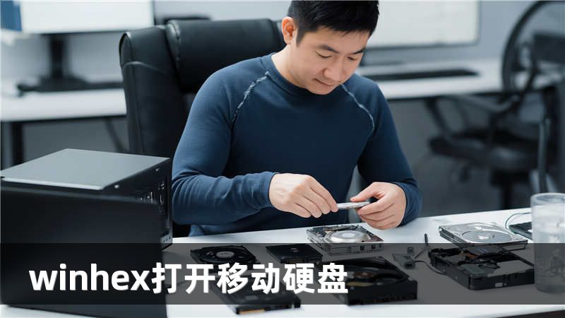 winhex打开移动硬盘