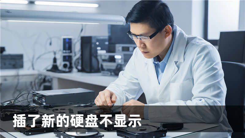 插了新的硬盘不显示