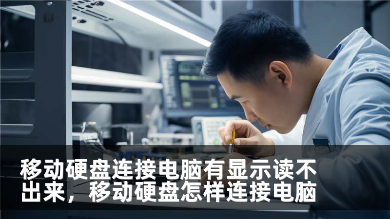 移动硬盘连接电脑有显示读不出来,移动硬盘怎样连接电脑