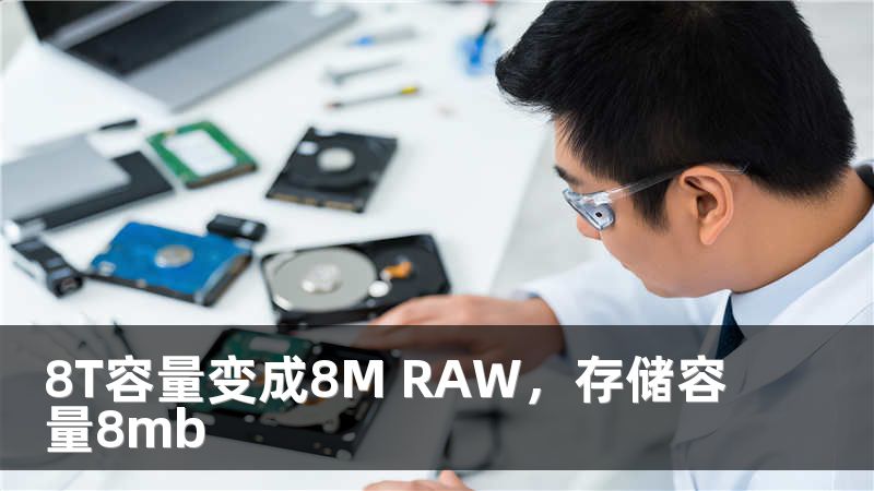 8T容量变成8M RAW，存储容量8mb