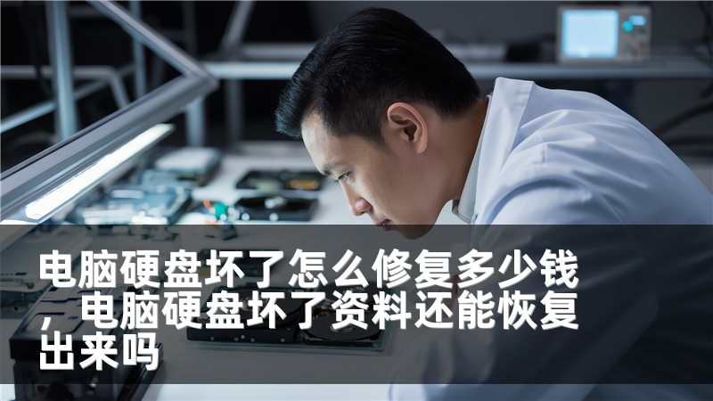 电脑硬盘坏了怎么修复多少钱，电脑硬盘坏了资料还能恢复出来吗
