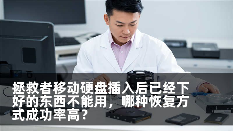 拯救者移动硬盘插入后已经下好的东西不能用，哪种恢复方式成功率高？