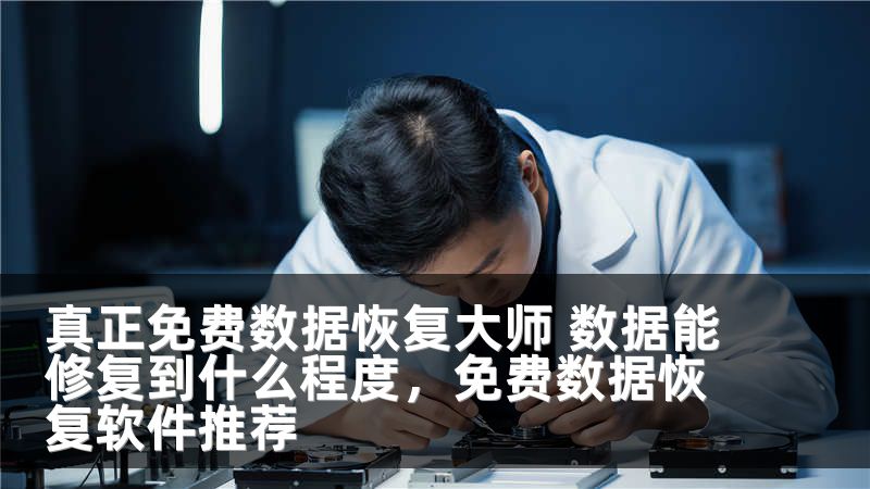 真正免费数据恢复大师 数据能修复到什么程度，免费数据恢复软件推荐