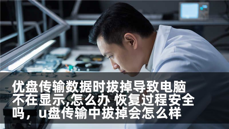 优盘传输数据时拔掉导致电脑不在显示,怎么办 恢复过程安全吗，u盘传输中拔掉会怎么样